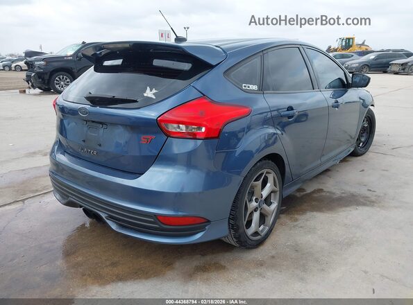 1FADP3L92JL289672 2018 FORD FOCUS ST Blue Trasero derecho