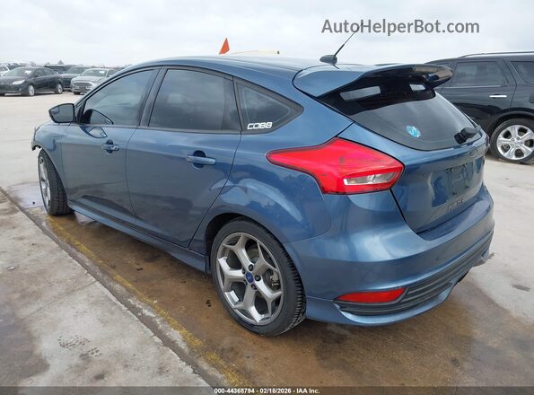 1FADP3L92JL289672 2018 FORD FOCUS ST Blue Trasero izquierdo