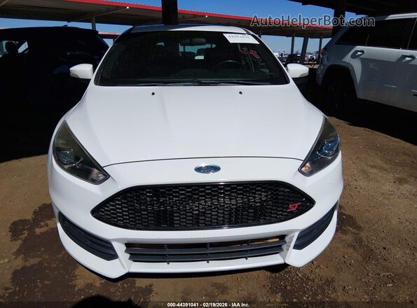 1FADP3L94JL230686 2018 FORD FOCUS ST White Սարքավորումների վահանակի տեսք