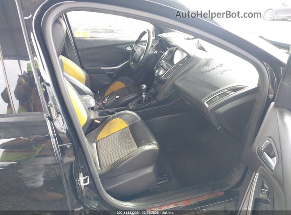1FADP3L96GL206821 2016 FORD FOCUS ST Black Вид салону спереду