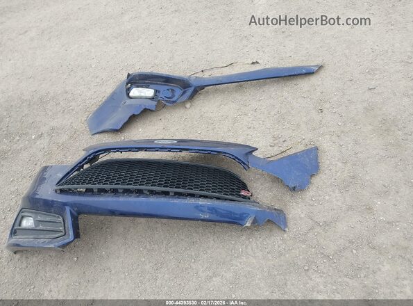 1FADP3L96HL339452 2017 FORD FOCUS ST Blue Առջևի վահանակի տեսք