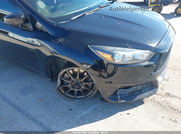 1FADP3L96JL220614 2018 FORD FOCUS ST Black Widok z przodu