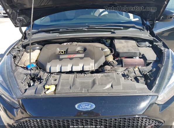 1FADP3L96JL220614 2018 FORD FOCUS ST Black Widok z tyłu