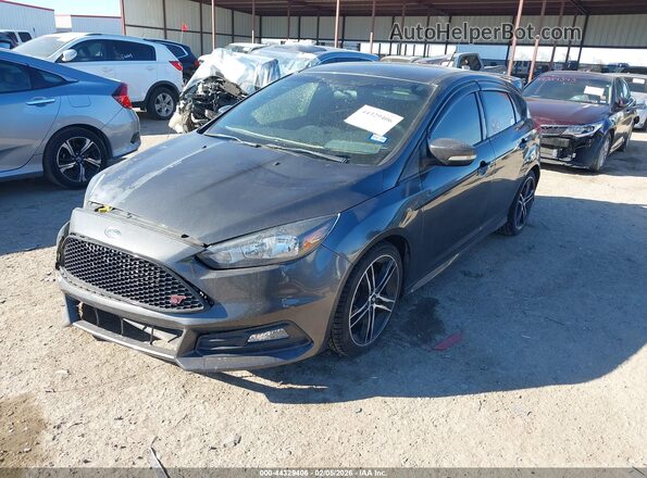 1FADP3L98HL219250 2017 FORD FOCUS ST Gray წინა მარცხენა ხედი სამი მეოთხედიდან