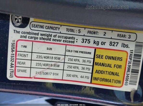 1FADP3L99HL340840 2017 FORD FOCUS ST Purple Engine compartment view