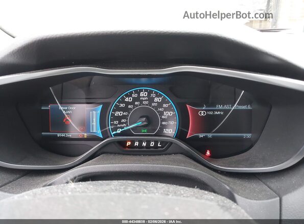 1FADP3R41GL388312 2016 FORD FOCUS ELECTRIC Черный Вид задних сидений