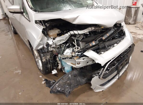 1FADP5AU4JL100796 2018 FORD C-MAX HYBRID Silver Widok z przodu