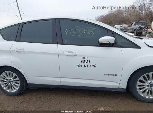 1FADP5AU5HL110652 2017 FORD C-MAX HYBRID White უკანა სალონის ხედი