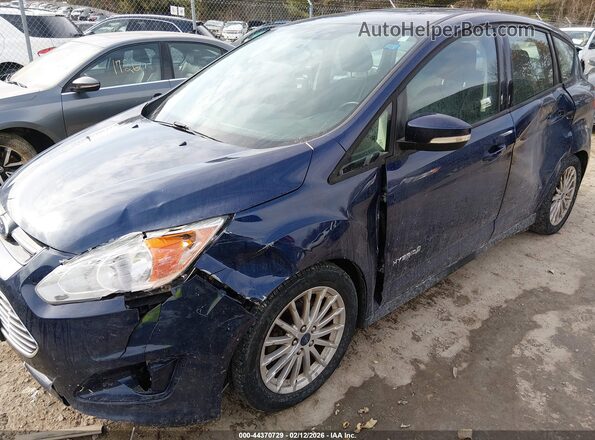 1FADP5AUXGL109088 2016 FORD C-MAX HYBRID Blue Front view