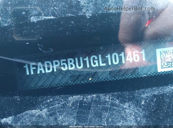 1FADP5BU1GL101461 2016 FORD C-MAX HYBRID Blue ძრავის განყოფილების ხედი