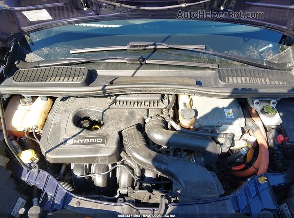 1FADP5BU1GL101461 2016 FORD C-MAX HYBRID Blue უკანა ხედი