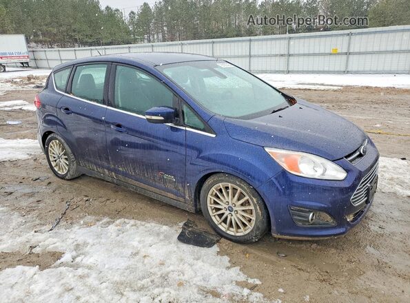 1FADP5CU1GL117450 2016 FORD C-MAX Синий Передняя правая четверть