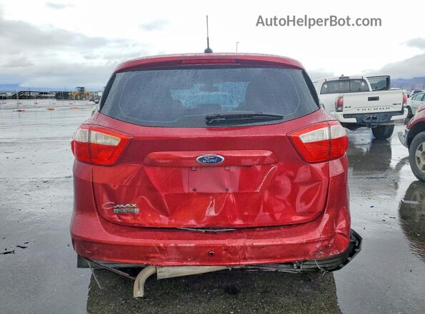 1FADP5CU4GL101954 2016 FORD C-MAX Red Вид ззаду