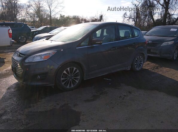 1FADP5DU3HL113674 2017 FORD C-MAX HYBRID Gray Przód lewy