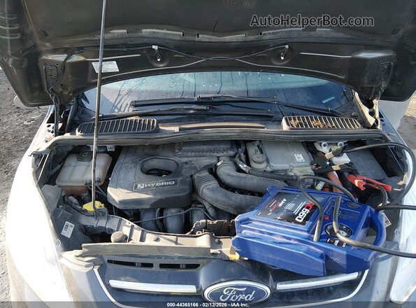 1FADP5DU3HL113674 2017 FORD C-MAX HYBRID Gray Widok z tyłu