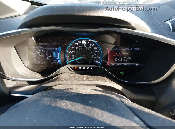 1FADP5DU3HL113674 2017 FORD C-MAX HYBRID Gray Widok tylnych siedzeń