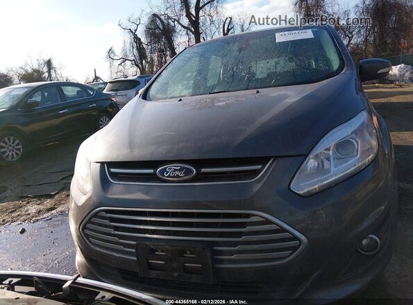 1FADP5DU3HL113674 2017 FORD C-MAX HYBRID Gray Widok zestawu wskaźników