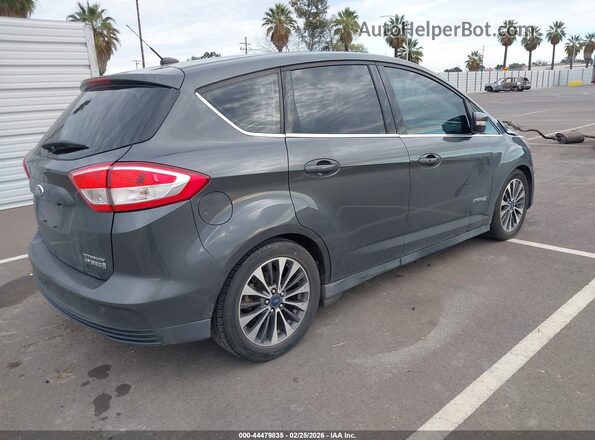 1FADP5DU4JL101507 2018 FORD C-MAX HYBRID Gray Trasero derecho