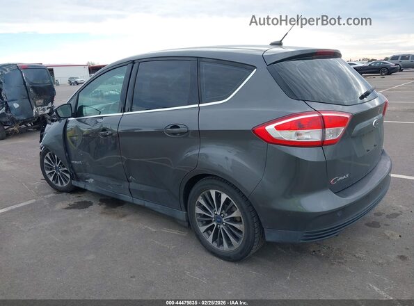 1FADP5DU4JL101507 2018 FORD C-MAX HYBRID Gray Trasero izquierdo