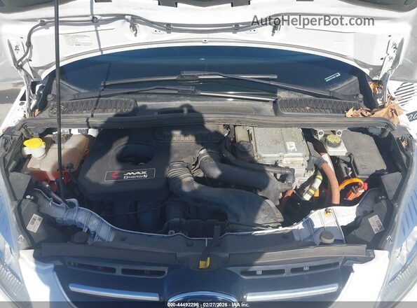 1FADP5EU1HL112554 2017 FORD C-MAX ENERGI White Вид ззаду