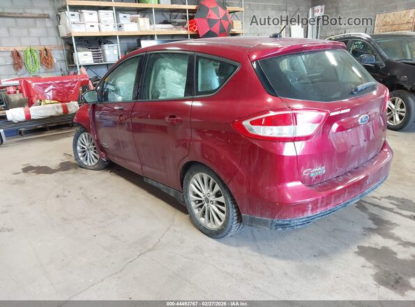 1FADP5EU9HL112673 2017 FORD C-MAX ENERGI Red Задня ліва чверть