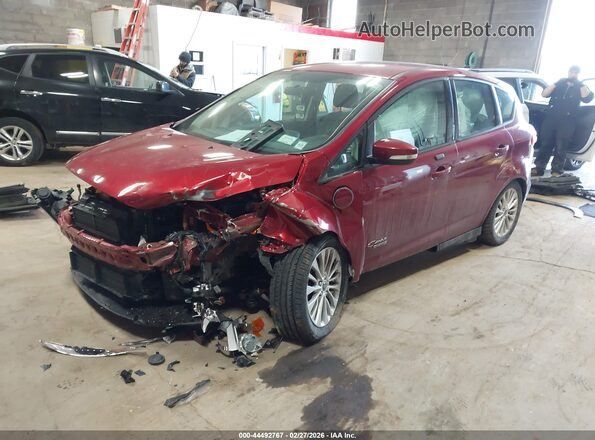 1FADP5EU9HL112673 2017 FORD C-MAX ENERGI Red Передня ліва чверть