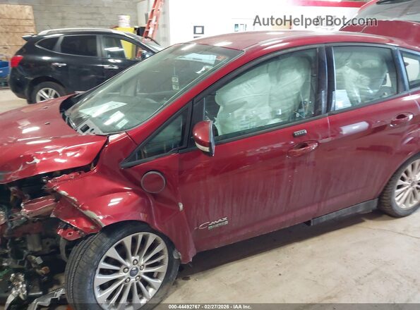 1FADP5EU9HL112673 2017 FORD C-MAX ENERGI Red Вид спереду
