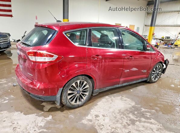 1FADP5FU3HL104714 2017 FORD C-MAX Maroon Tył prawy