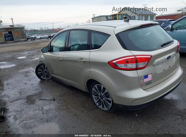 1FADP5FU7HL110693 2017 FORD C-MAX ENERGI Tan Задня ліва чверть