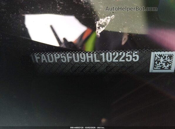 1FADP5FU9HL102255 2017 FORD C-MAX ENERGI Gray Engine compartment view