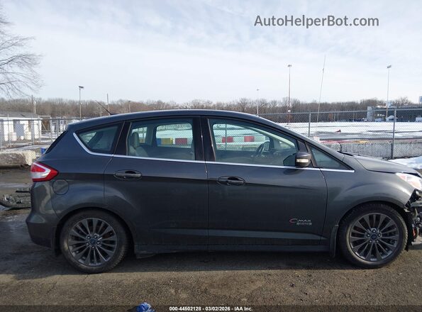 1FADP5FU9HL102255 2017 FORD C-MAX ENERGI Gray Rear interior view