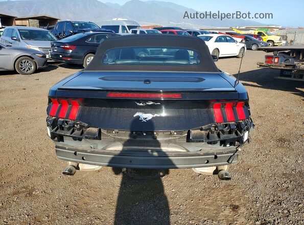 1FAGP8UH5R5136994 2024 FORD MUSTANG Black Вид ззаду