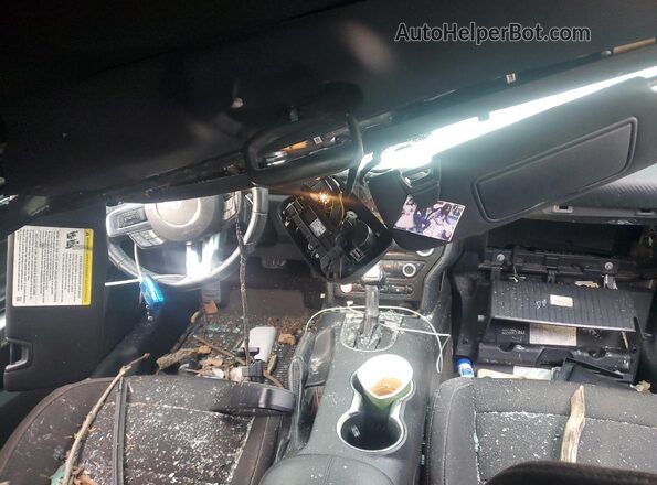 1FATP8EM4G5282021 2016 FORD MUSTANG Silver Առջևի վահանակի տեսք
