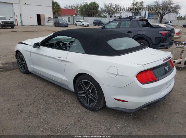1FATP8UH6K5106522 2019 FORD MUSTANG White Tył lewy