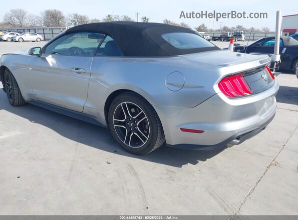 1FATP8UH9L5105933 2020 FORD MUSTANG Серебряный Задняя левая четверть