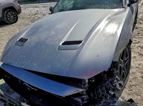 1FATP8UHXL5125317 2020 FORD MUSTANG Серебряный Вид подкапотного пространства