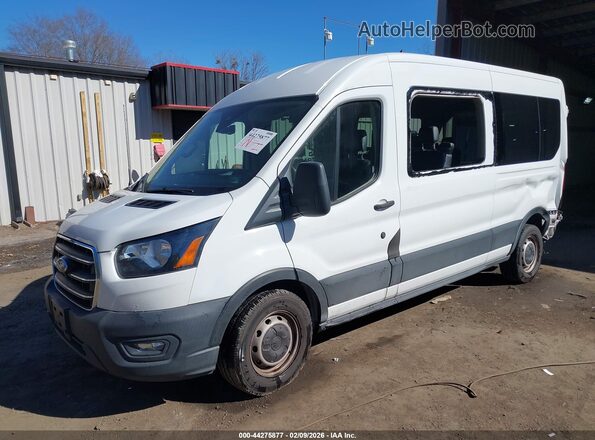 1FBAX2C88LKB20316 2020 FORD PASSENGER White Przód lewy