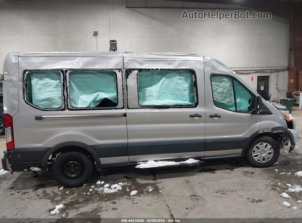 1FBAX2C89LKA12366 2020 FORD PASSENGER Silver Rear interior view