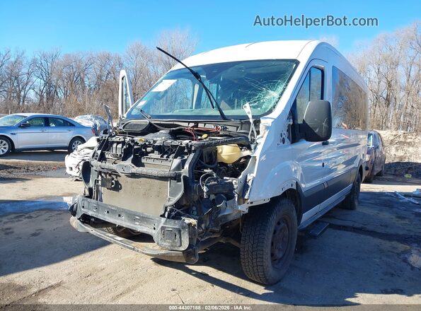 1FBAX2CM6GKB00696 2016 FORD TRANSIT-350 White წინა მარცხენა ხედი სამი მეოთხედიდან