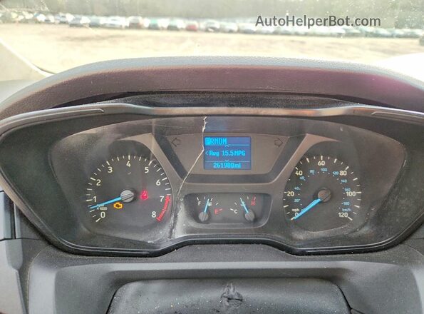 1FBAX2CM9GKB12311 2016 FORD PASSENGER White Instrument cluster view