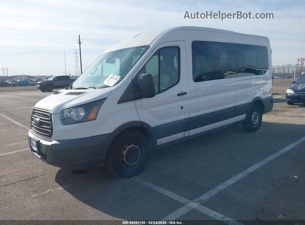 1FBZX2CM2JKB39828 2018 FORD TRANSIT-350 White Передня ліва чверть
