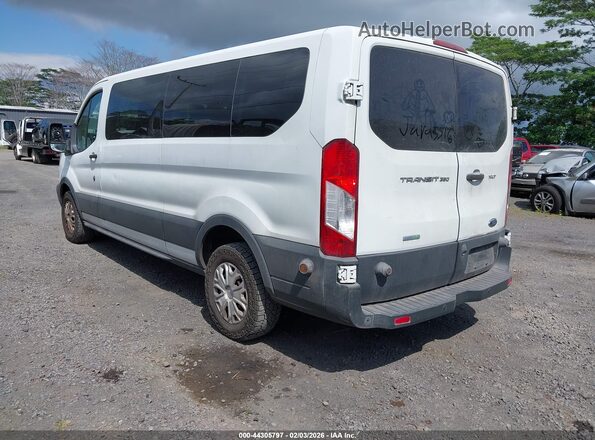 1FBZX2YG5GKB14420 2016 FORD TRANSIT-350 White Задня ліва чверть