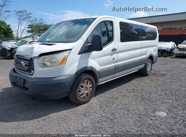 1FBZX2YG5GKB14420 2016 FORD TRANSIT-350 White Передня ліва чверть