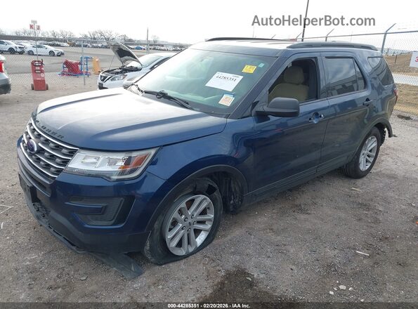 1FM5K7B89HGD52892 2017 FORD FORD EXPLORER Синий 