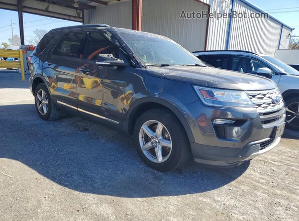 1FM5K7D81JGA76856 2018 FORD FORD EXPLORER Gray 
