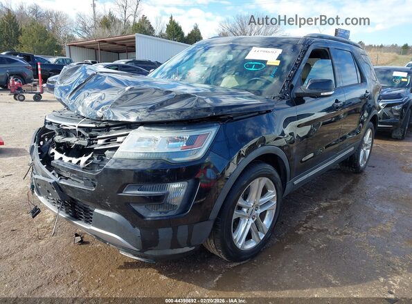 1FM5K7D82GGA84943 2016 FORD FORD EXPLORER Black Առջևի ձախ երեք քառորդ տեսարան