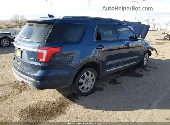 1FM5K7D84HGD16931 2017 FORD FORD EXPLORER Blue Tył prawy