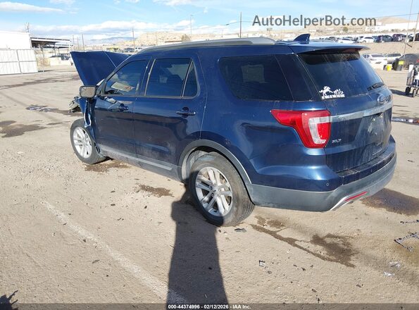 1FM5K7D84HGD16931 2017 FORD FORD EXPLORER Blue Tył lewy