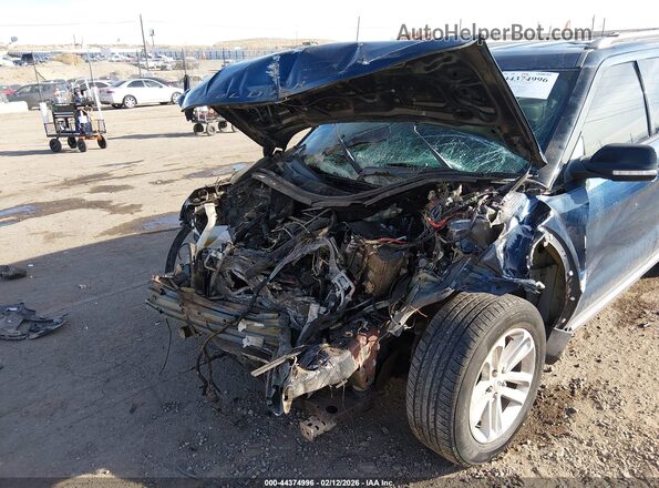 1FM5K7D84HGD16931 2017 FORD FORD EXPLORER Blue Widok z przodu