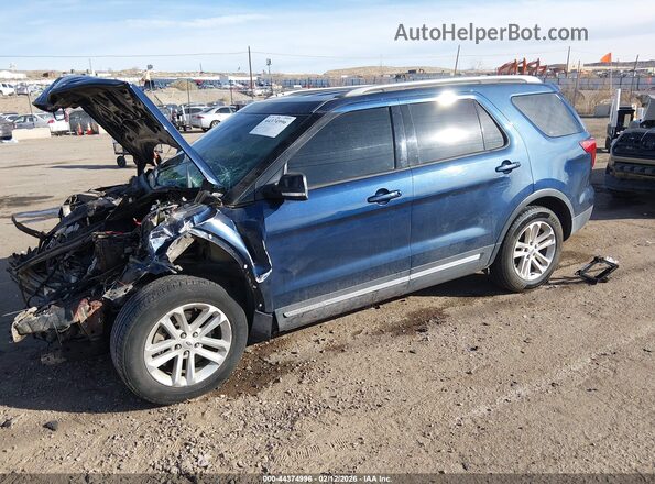 1FM5K7D84HGD16931 2017 FORD FORD EXPLORER Blue Przód lewy